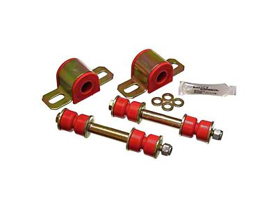 Rear Sway Bar Bushings; 23mm; Red (93-02 Camaro)