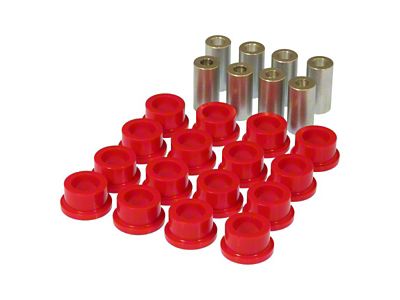 Rear Toe Link Bushing Kit; Red (10-15 Camaro)