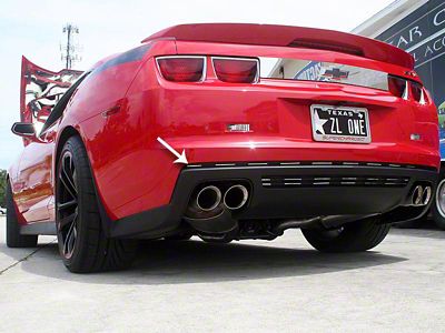 Rear Valance Polished; Stainless; 25-Piece; Trim (12-13 Camaro ZL1)