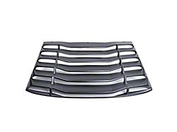 Rear Window Louvers; Matte Black (16-24 Camaro Coupe)