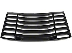 Rear Window Louvers; Matte Black (16-19 Camaro Coupe)