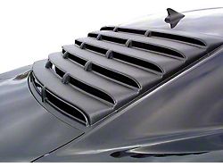 ABS Rear Window Louvers; Textured Black (93-02 Camaro Coupe)