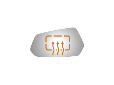 Redi-Cuts Drop Fit Heated Side View Mirror Glass; Driver Side (10-15 Camaro)