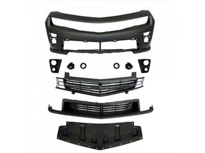 Replacement Front Bumper; Unpainted (12-13 Camaro ZL1)