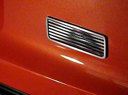 Reverse Light Cover; Satin; Billet Style (10-13 Camaro)