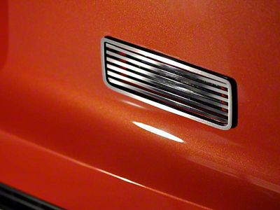 Reverse Light Cover; Satin; Billet Style (10-13 Camaro)