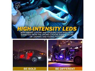 cigarette lighter led strip Car Neon Light Glow EL Wire String Rope Tube Decor Over 16 Colors And Different Tones For Selection(blinking Yourkar Car LED Strip Light,
