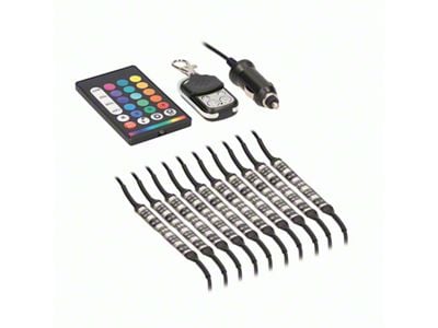 RGB LED 10-Strip Kit (Universal; Some Adaptation May Be Required)