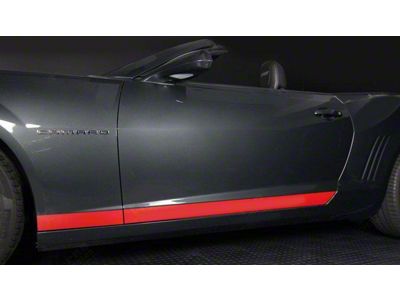 Rocker Panel Side Stripes; Gloss Black (14-15 Camaro)