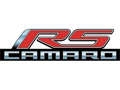 RS Camaro Metal Sign