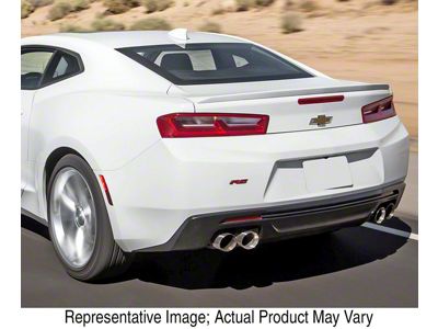 RS Style Flush Mount Rear Deck Spoiler; Black (16-24 Camaro)