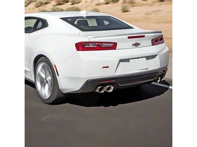 RS Style Flush Mount Rear Deck Spoiler; Summit White (16-24 Camaro)