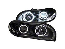 RX Halo Projector Headlights; Black Housing; Clear Lens (98-02 Camaro)