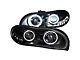 RX Halo Projector Headlights; Black Housing; Clear Lens (98-02 Camaro)