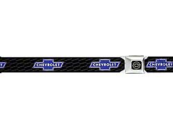 Seatbelt Belt with Chevrolet Bowtie Repeat Logo; XL