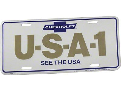 See the USA License Plate (Universal; Some Adaptation May Be Required)