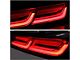 Sequential LED Bar Tail Lights; Chrome Housing; Red Lens (16-18 Camaro)