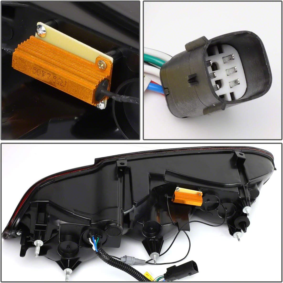Smoke Sequential LED Headlight & Corner Light Set For 2005-2006 Toyota Tundra Sequoia
