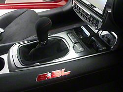 Shifter Plate Cover; Brushed (10-15 V8 Camaro w/ Manual Transmission)