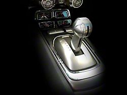 Shifter Plate Cover; Brushed (10-15 Camaro w/ Automatic Transmission)
