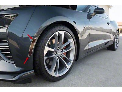 Side Marker Trim; Kit Satin; with Tint Kit 6-Piece (16-17 Camaro)