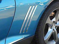 Side Vent Trim; Stainless Steel (10-15 Camaro)