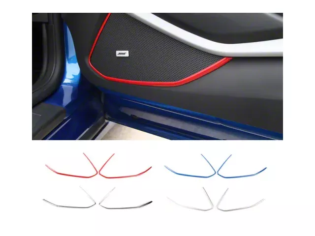 Speaker Door Trim; Carbon Fiber (16-24 Camaro)