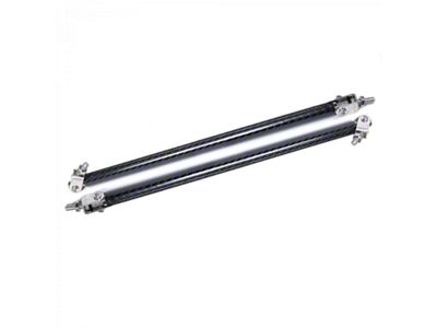 Splitter Support Rods; Gloss Carbon Fiber Vinyl (Universal; Some Adaptation May Be Required)
