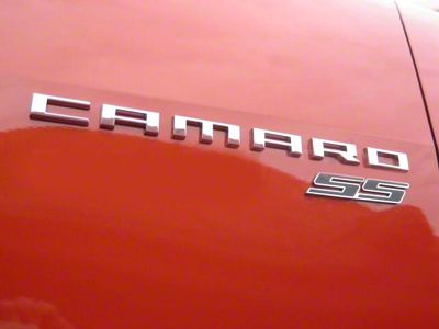 SS Emblem Badge; Stainless Steel (10-15 Camaro)