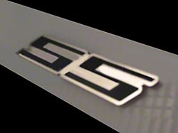 SS Emblem; Black Stainless Steel/Onyx Etched (10-23 Camaro)