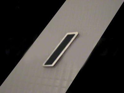 SS/RS Emblem; Black Stainless Steel/Onyx Etched (10-23 Camaro)