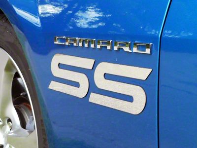 SS Signature Emblem; Stainless Steel (10-15 Camaro)