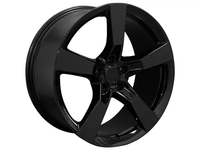 209 Color Rim Camaro SS Style Black Wheel; 20x9; 35mm Offset (16-24 Camaro LS, LT ...