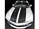 SS Top Racing Double Stripes; Gloss Black (16-18 Camaro)