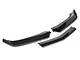 SS/1LE Style Front Bumper Chin Spoiler Lip; Gloss Black (19-24 Camaro, Excluding ZL1)