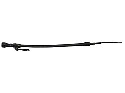 Stainless Braided Oil Pan Flexible Dipstick; Black (98-02 5.7L Camaro)