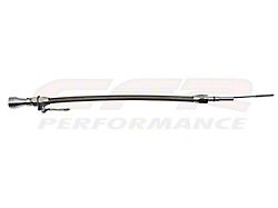 Stainless Braided Oil Pan Flexible Dipstick; Natural (98-02 5.7L Camaro)