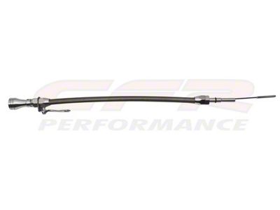 Stainless Braided Oil Pan Flexible Dipstick; Natural (98-02 5.7L Camaro)