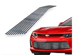 Stainless Steel Billet Lower Grille; Chrome (16-18 Camaro LT)