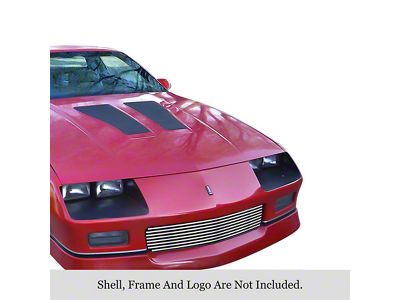 Stainless Steel Billet Lower Grille Overlay; Polished (82-87 Camaro Z28)