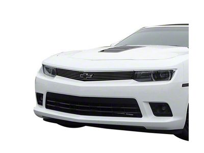 Stainless Steel Billet Upper Grille; Black (14-15 Camaro LS, LT, SS)