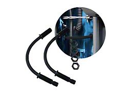 Stainless Steel Door Loom; Black; 12-Inch (Universal; Some Adaptation May Be Required)