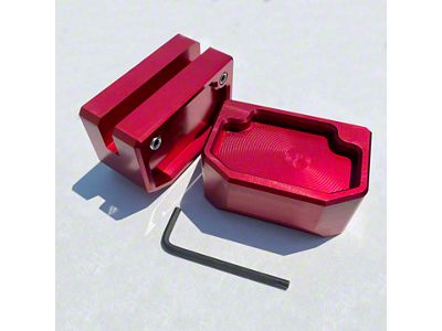 Stealth Lift Pads; Red (16-24 Camaro Coupe)
