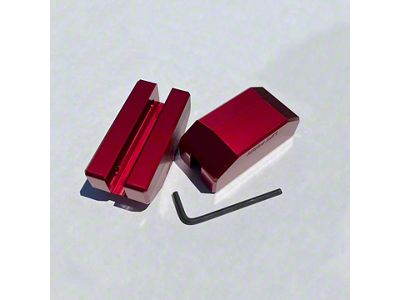 Stealth Lift Pads; Red (10-15 Camaro)