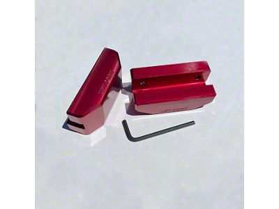 Stealth Lift Pads; Red (16-24 Camaro Convertible)