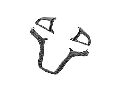 Steering Wheel Cover; Carbon Fiber (12-15 Camaro)