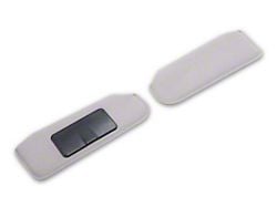 Sunvisors with Mirror on Passenger Side; Medium Gray (93-02 Camaro)