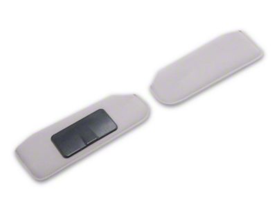 Sunvisors with Mirror on Passenger Side; Medium Gray (93-02 Camaro)