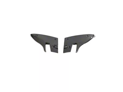 Tail Light Cover Bezels; Gloss Carbon Fiber (16-24 Camaro)