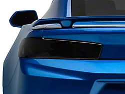 Tail Light Covers; Smoked (16-18 Camaro)